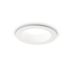 Indbygningslampe BASIC WIDE IP44, hvid mat