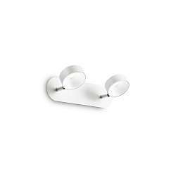 V�g- og Loftlampe OBY 2-flammer IP20, hvid