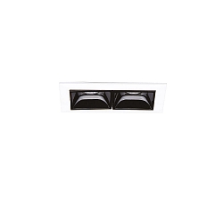 Indbygnings loftlampe LIKA D07 FI RECESSED TRIM 2-flammer, on/off, med kantb�nd IP20, hvid mat 