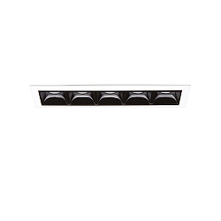 Indbygnings loftlampe LIKA D14 FI RECESSED TRIM 5-flammer, on/off, med kantb�nd IP20, hvid mat 