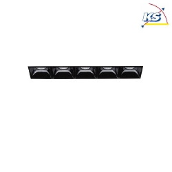 LED ceiling luminaire LIKA TRIMLESS, recessed mounting, lenght 14.6cm, 10W 3000K 1100lm 29, white / black