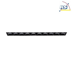 LED ceiling luminaire LIKA TRIMLESS, recessed mounting, lenght 27.8cm, 20W 3000K 2200lm 29, white / black
