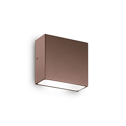 Udendørs wall luminaire TETRIS-1 G9 IP44, mat, kaffebrun, pulverlakeret