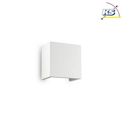 Wall luminaire FLASH GESSO SMALL, Up/Down, G9 max. 40W, paintable plaster