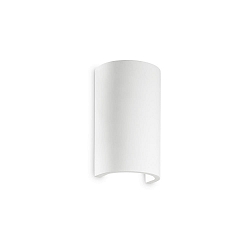 V�glampe FLASH GESSO ROUND overmalbar G9 IP20, hvid, overmalbar