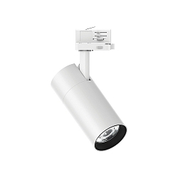 LED 3-phase track spot QUICK, CRi >80, 28W 3000K 3850lm 30�, not dimmable, white