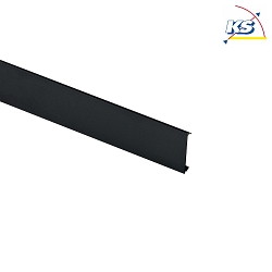 Cover for LED power track ARCA, 100cm, plastic, isolated, black