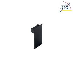 Isolated End Cap  for LED Modulsystem ARCA, black