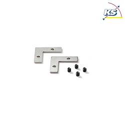 Connection kit for aluminium profile SLOT RECESSED, right-left