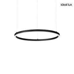 LED pendant luminaire ORACLE SLIM,  50cm, 29W 3000K 1600lm, black
