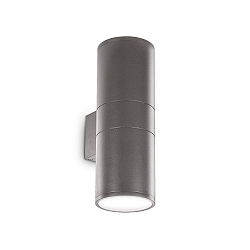 Udendørs wall luminaire GUN BIG up / down, 2-flammer E27 IP54, antracit 