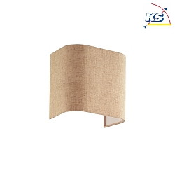 Shade for LED wall luminaire GEA MAP2 SQUARE, canvas