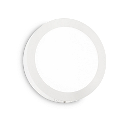 V�g- og Loftlampe UNIVERSAL ROUND IP20, hvid