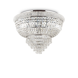 Loftlampe DUBAI 24-flammer E14 IP20, chrom