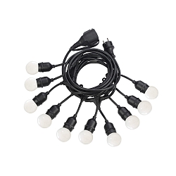 Feelys FIESTA med stik E27 IP44, sort