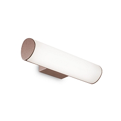 Udend�rs wall luminaire ETERE IP44, kaffebrun, pulverlakeret