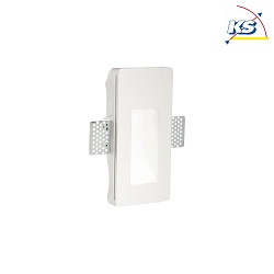 Recessed LED wall luminaire WALKY-2, IP20, 1W 3000K 60lm, CRi >90, plaster paintable