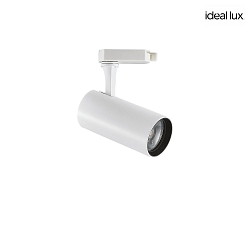 LED 3-phase Track spot FOX SMALL, 8W 3000K 950lm 41, white