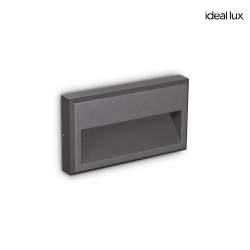 outdoor wall luminaire FEBE square IP65, anthracite