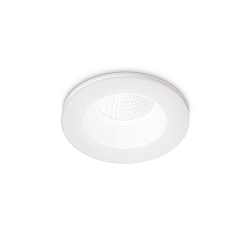 Indbygnings loftlampe ROOM-65 rund IP65, hvid