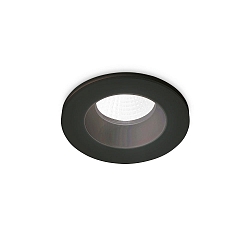Indbygnings loftlampe ROOM-65 rund IP65, sort
