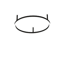 Loftlampe ORACLE SLIM 50 rund IP20, sort