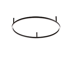 Loftlampe ORACLE SLIM 70 rund IP20, sort