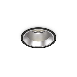 Indbygnings loftlampe OFF 110 rund IP20, sort