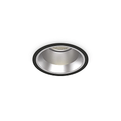 Indbygnings loftlampe OFF 110 rund IP20, sort