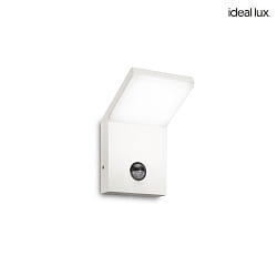 Udendrs wall luminaire STYLE med sensor IP54, hvid
