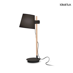 table lamp AXEL with switch, adjustable E27 IP20, black