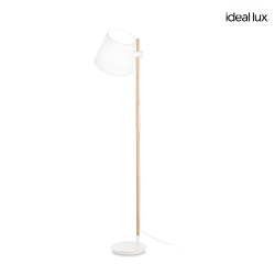 floor lamp AXEL with switch, adjustable E27 IP20, white