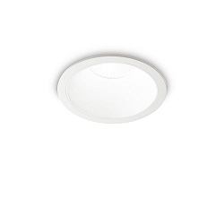 ceiling recessed luminaire GAME TRIM ROUND 85MM round, rigid, UGR < 19, switchable IP40/IP20, white 