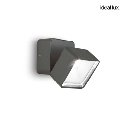 outdoor wall luminaire OMEGA square IP54, anthracite