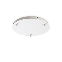 baldakin ROUND STANDARD � 30CM 3-fold, rund, hvid mat