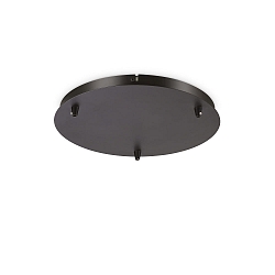 canopy ROUND STANDARD � 30CM 3-fold, round, black matt