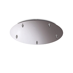 baldakin ROUND STANDARD � 46CM 5-fold, rund, chrom, poleret