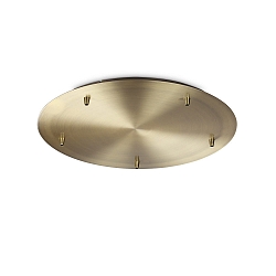 baldakin ROUND STANDARD � 46CM 5-fold, rund, messing, bruneret