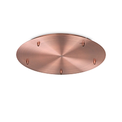 baldakin ROUND STANDARD � 46CM 5-fold, rund, kobber, bruneret