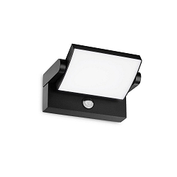 Udend�rs wall luminaire SWIPE AP LED med bev�gelsesdetektor LED IP54, sort
