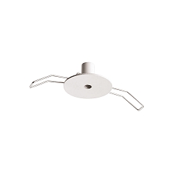 indbygningsroset ROUND RECESSED 1-fold, rund, hvid mat
