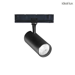 3-phase spot FOX LED with adapter LED IP20, black dimmable