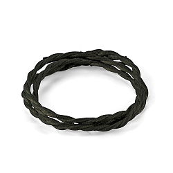 cable CAVO TESSUTO INTRECCIATO 2-fold, with plug, 2-pole, black