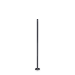 Standerlampe JEDI PT LED 120.5CM firkantet, omskiftelig IP65, antracit, mat 