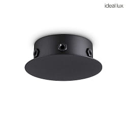 ceiling canopy ROSONE MAGNETICO 6 LUCI magnetic mounting, black