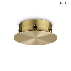 ceiling canopy ROSONE MAGNETICO 6 LUCI magnetic mounting, brass