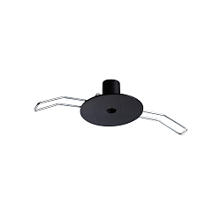 indbygningsroset ROUND RECESSED 1-fold, rund, sort mat