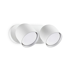 wall luminaire DODO 2 flames GX53 IP20, white dimmable