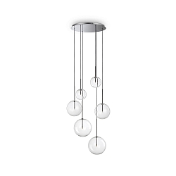 pendant luminaire EQUINOXE G4 IP20, chrome 