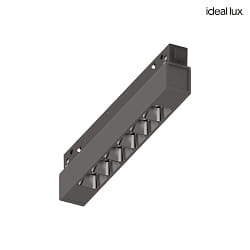 linear luminaire EGO ACCENT DALI controllable IP20, black dimmable 7W 730lm 4000K 35 35 19.2cm
